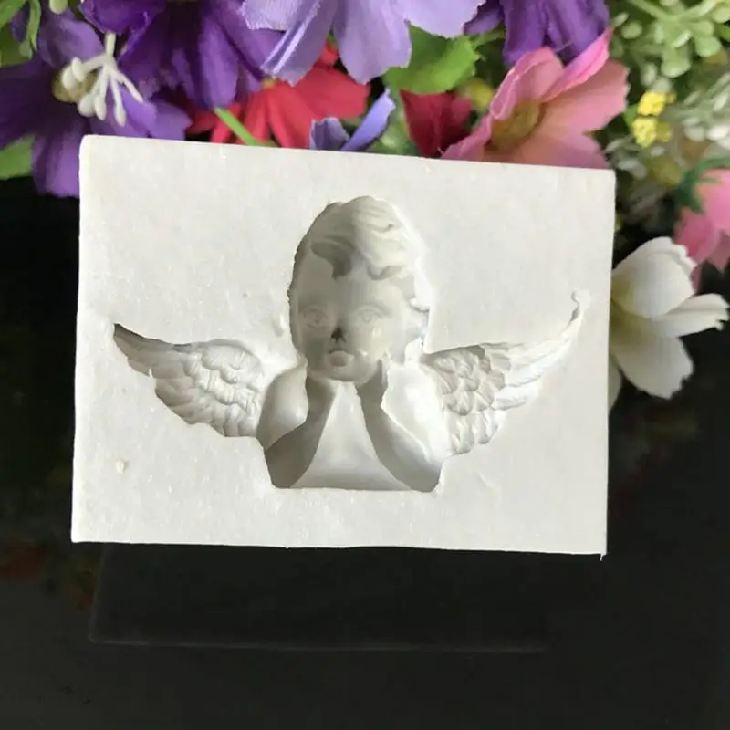 3D мультяшный ангел аксессуары для рукоделия штукатурная форма сделай сам