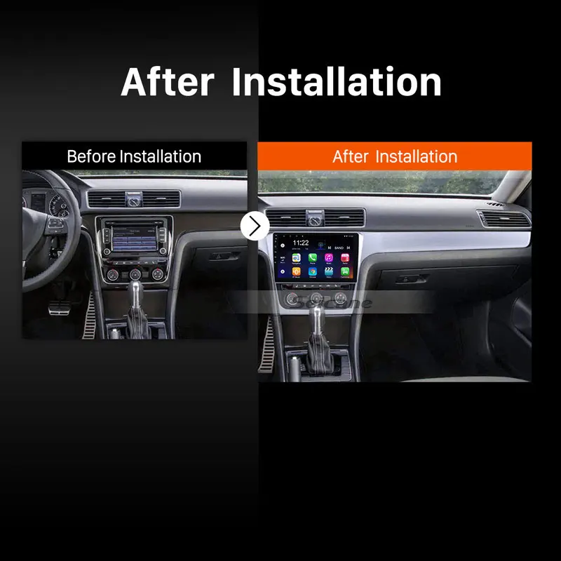 Sale Seicane Car Radio Stereo Android 6.0/7.1/8.1 Navi 10.1" For VW Volkswagen Passat 2012 GPS Navi Multimedia Player Support 4G Wifi 3