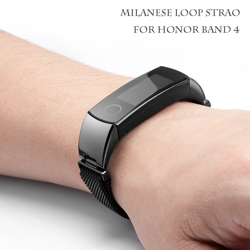  Metal bracelet Strap For Huawei Honor Band 5/4 Standard Version Smart Wristband Sport Bracelet Band - 32985567685