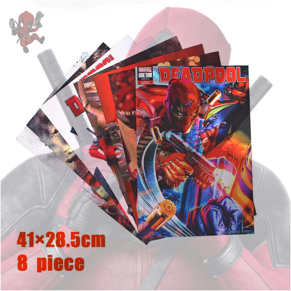Giancomic 8 шт. герой Marvel плакаты высокого качества для гостиной домашний декор DIY