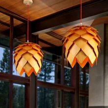 3 PCS Modern Art OAK Wooden Pinecone Pendant Lights Hanging Wood modern Lamps Dinning Room Restaurant Fixtures Luminaire 3 PCS Modern Art OAK Wooden Pinecone Pendant Lights Hanging Wood modern Lamps Dinning Room Restaurant Fixtures Luminaire
