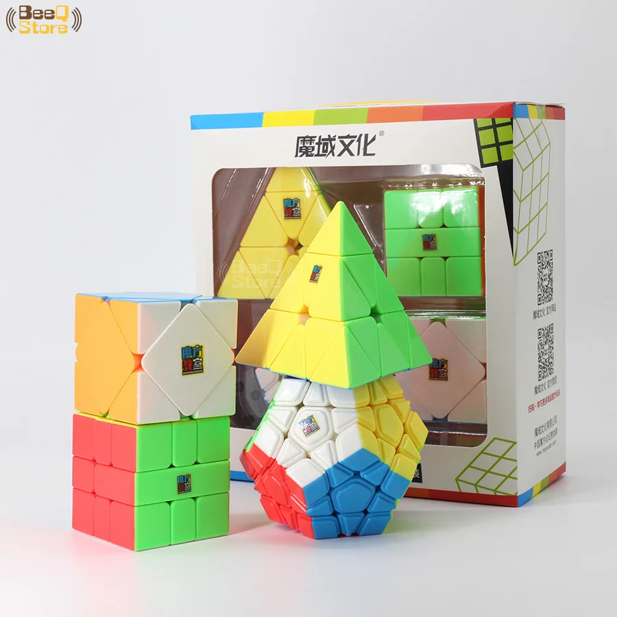 

Moyu Cube Box SQ1 Skew Pyramid Megamin Magic Cube 3x3x3 Gift Box Packing Specail Cube Puzzle Toys For Children