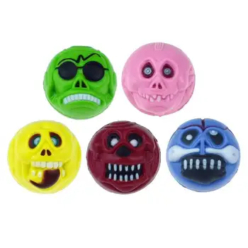 

1/5pcs Ghost Shape Bouncing Ball Elastic Rubber Balls Jumping Bouncy Toys Children Kids Funny Tricky Toy Gifts