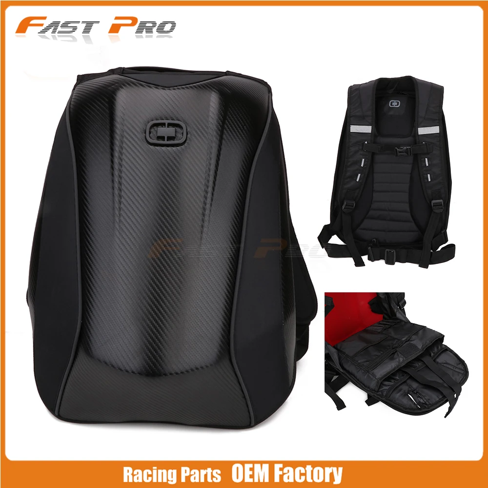 Black Motorcycle Universal Waterproof Backpack Bag Motorbike Bags For