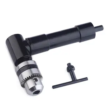 

Steel Drill 90 Degree Right Angle Chuck Drill Adapter 8 Mm/0.31 Inch Hex Shank Drill Keyless Chuck Extension Accessories