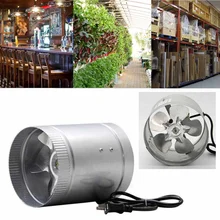 4 ''100CFM воздуховод вентилятор низкий уровень шума встроенный усилитель вентилятор для кухни ванной комнаты, для выращивания комнаты вентиляции 12 Вт 2600 об/мин