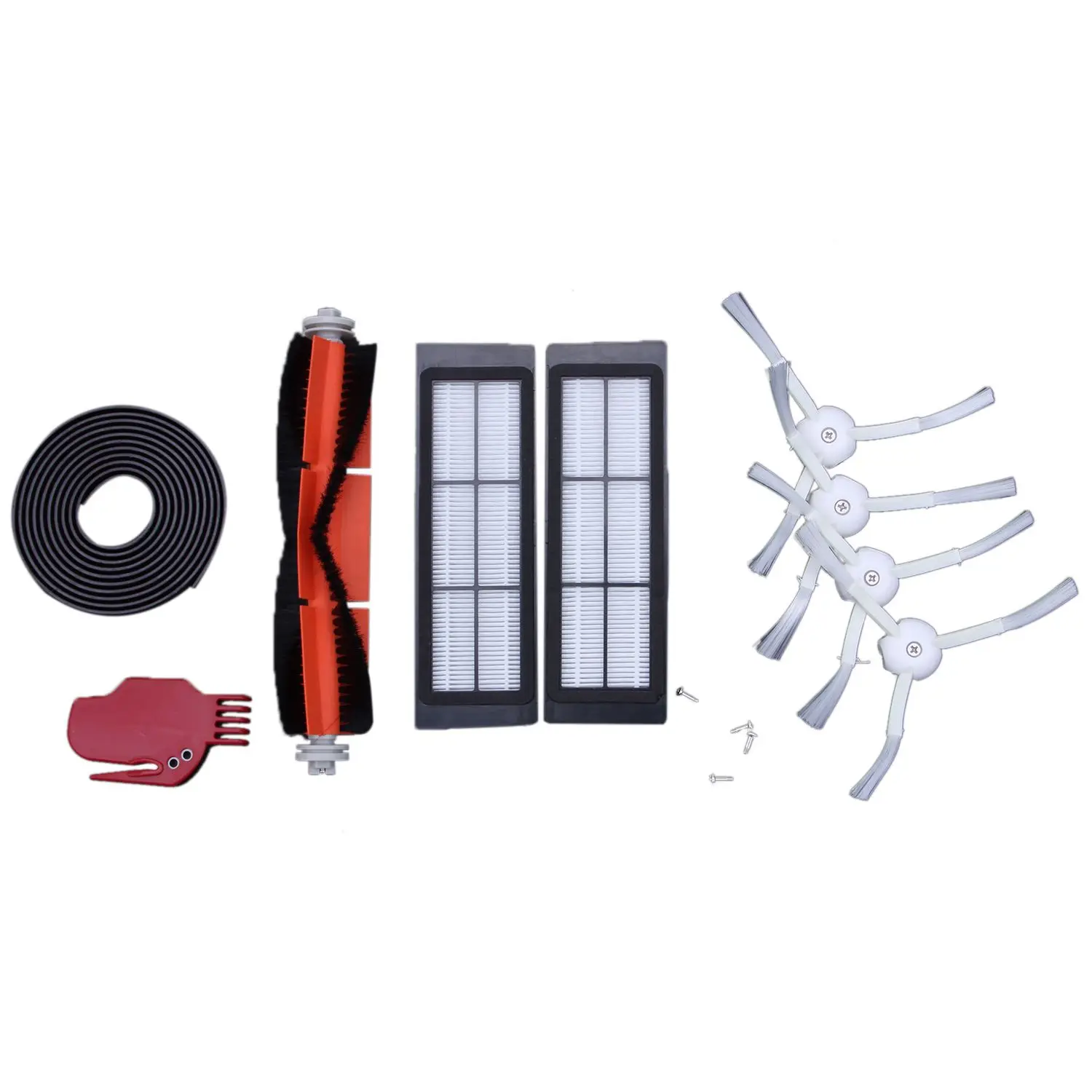 Vacuum Spare Parts Kit For XIAOMI Robot Vacuum Cleaner HEPA Filter Roller Brush Cleaning Mops Tool Side Brush 2M Magnetic Stri Vacuum Spare Parts Kit For XIAOMI Robot Vacuum Cleaner HEPA Filter Roller Brush Cleaning Mops Tool Side Brush 2M Magnetic Stri