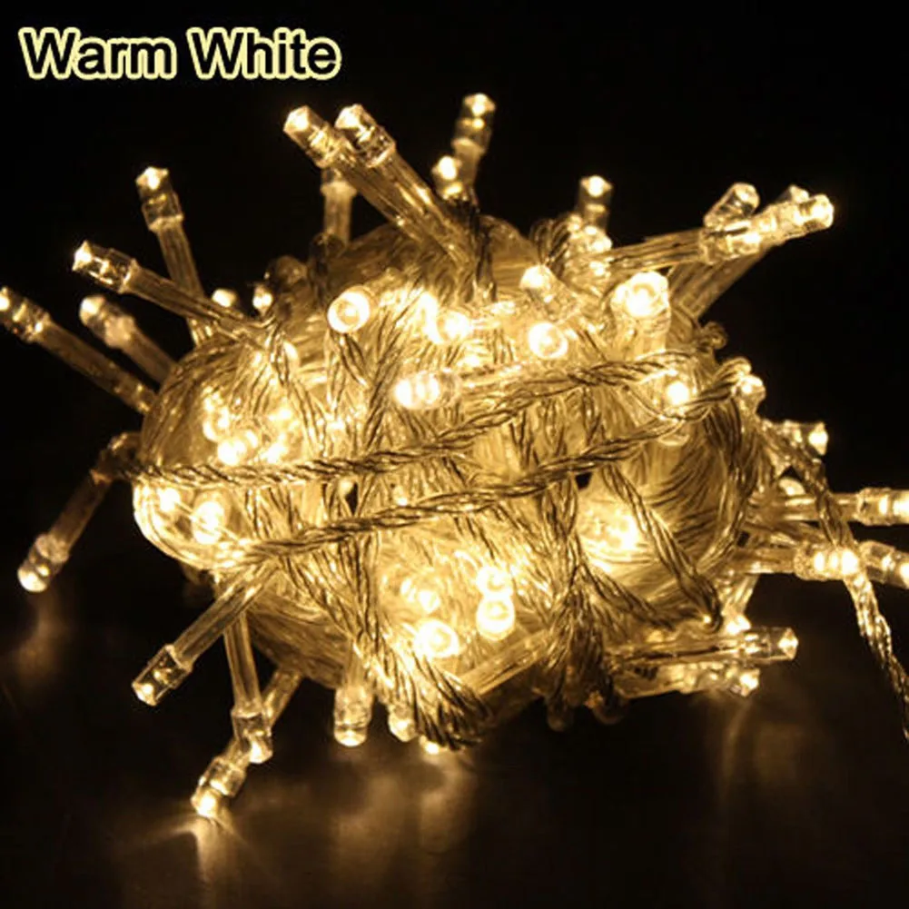 CHEAP Holiday Decoration Garland Light Waterproof Outdoor Home 10M 100