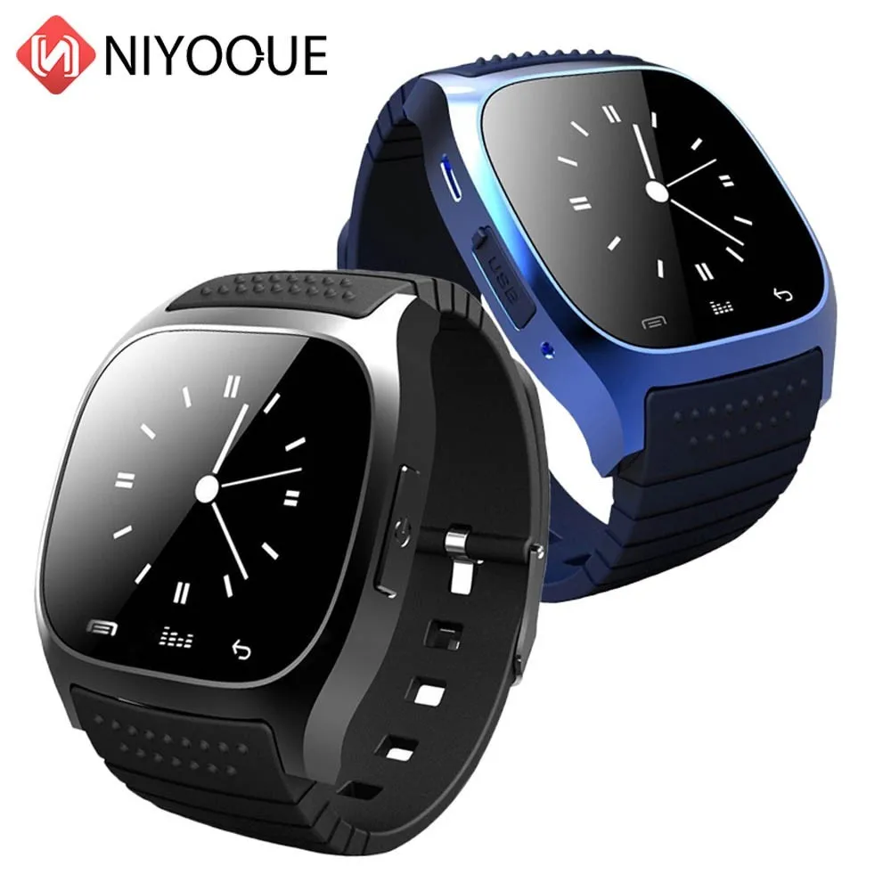 

Smartwatch M26 Bluetooth Smart Watch With LED Alitmeter Music Player Pedometer For IOS Android Xiaomi Huawei Smart Phone