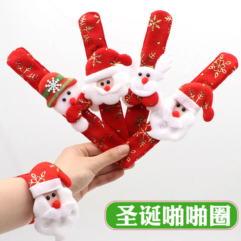 NEW PY Gilding Christmas Presents Given On Festivals Matter Children's Bracelet Santa Clap Circle Snowman Elk | Игрушки и хобби