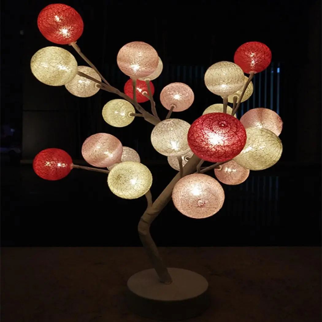 

New Home Bars Cafes Romantic Places light Tree IP43 220V Battery and USB Shape E27 LED Night 5000H Light
