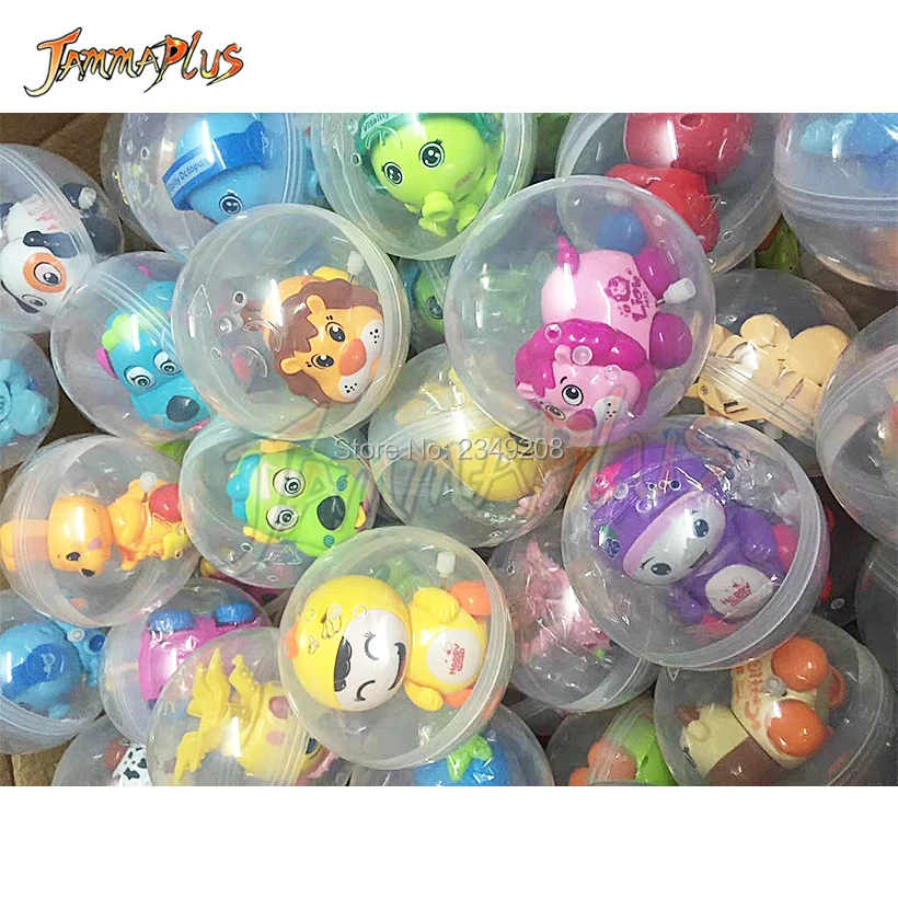 

50pcs Toy Vending Machine 100mm Clear Capsule Ball With Toy Arcade Vending Machine Toy Ball Big Size