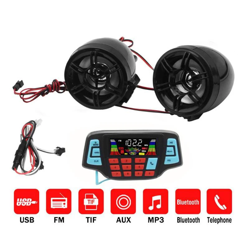 bluetooth soundbar for motorcycle