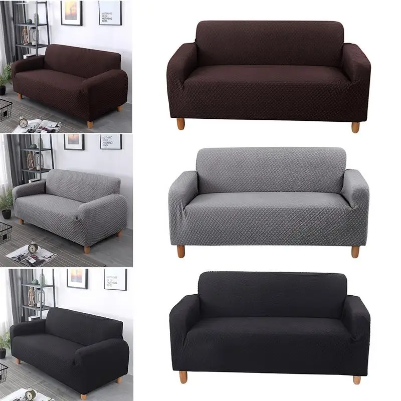 

Japanese Style Sofa Cover Knit Square Thickening Non Slip Elastic Sofa Cover Sofa Cushion Full Case