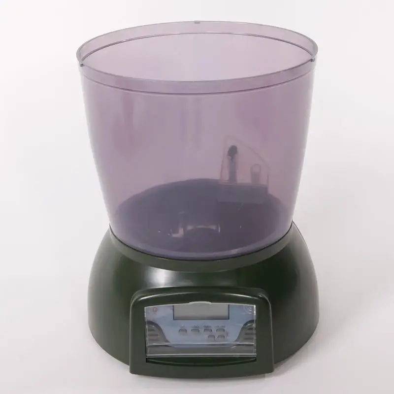 

PFF-01 4.25L Automatic Pond Fish Feeder Fish Food Dispenser Digital Aquarium Timer Feeder Tank Food Feeding Machine Auto Feeder
