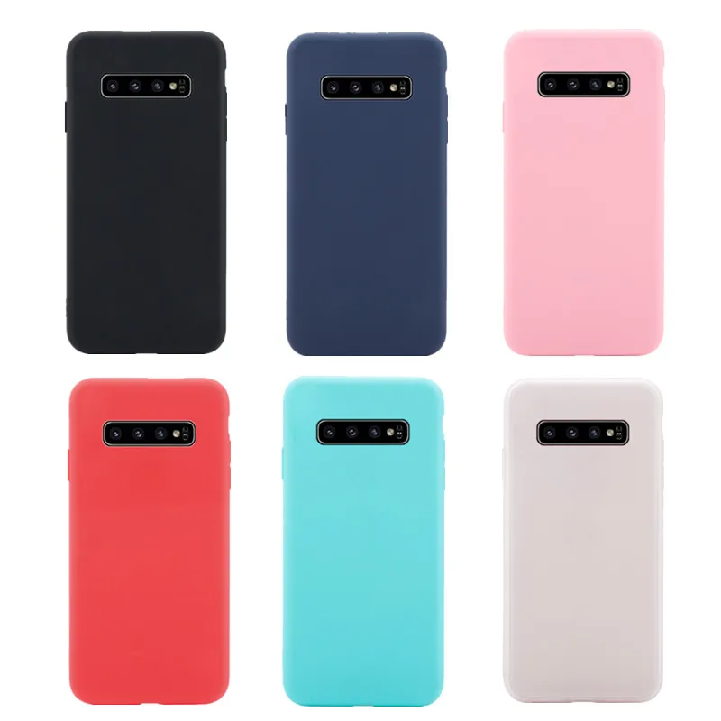 Для samsung Galaxy S10 плюс S10e чехол тонкий мягкий Силиконовый ТПУ противоударный для A50