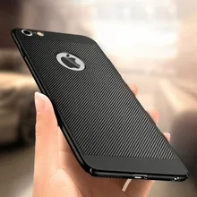 Дышащий чехол для телефона s для iPhone 8 7 6 6S Plus 11 Pro Max охлаждающий Жесткий пластиковый Чехол для iPhone X Xs Max Xr рассеивающий тепло чехол
