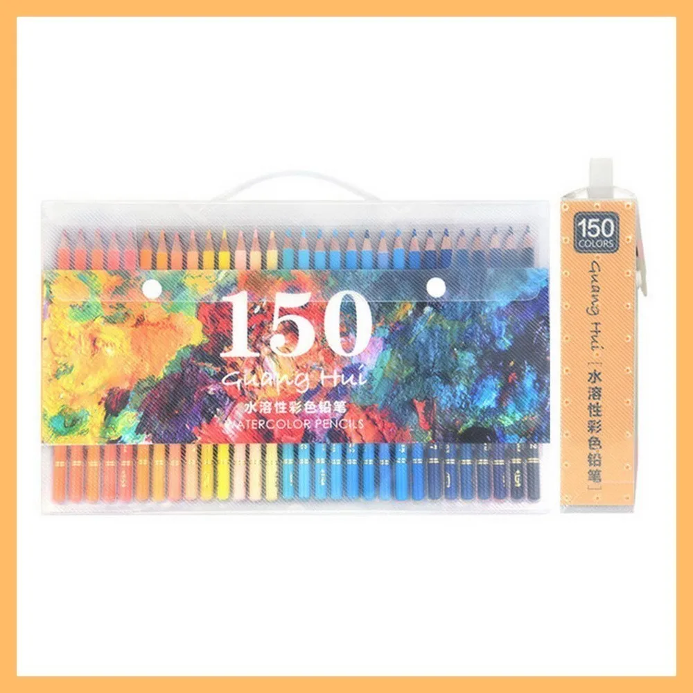 

Beautiful 150 water-soluble color pencil school supplies practical environmental protection HOT