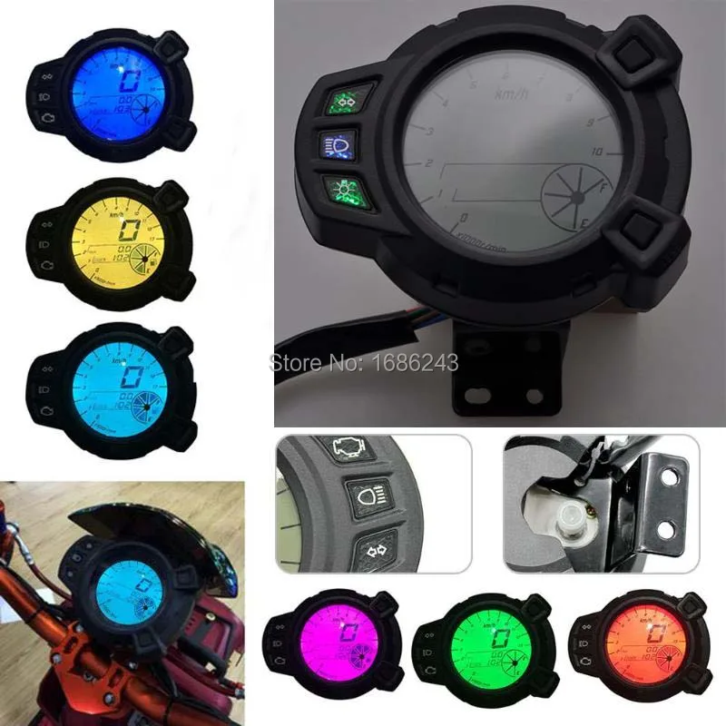 

Motorcycle Odometer Speedometer Tachometer Fits for yamaha BWS125 Seven colors