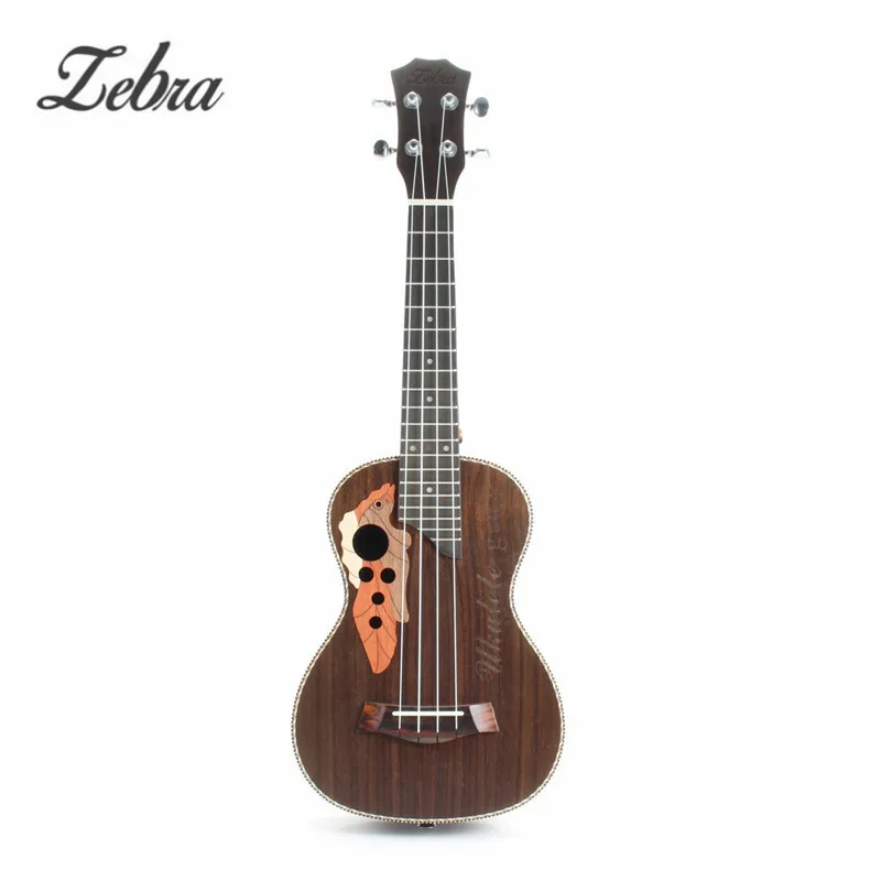 

Zebra 23inch 4 Strings Acoustic Rosewood Grape Concert Ukulele Uke Hawaii Guitar for Musical Musical Stringed Instruments Lovers