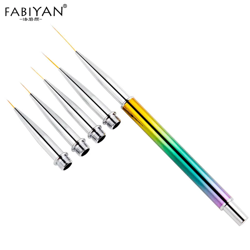 

3/5/5 in 1/set Nail Art Detachable Painting Stripes Tape Liner Brush Acrylic Carving UV Gel Extension Builder Drawing Pen