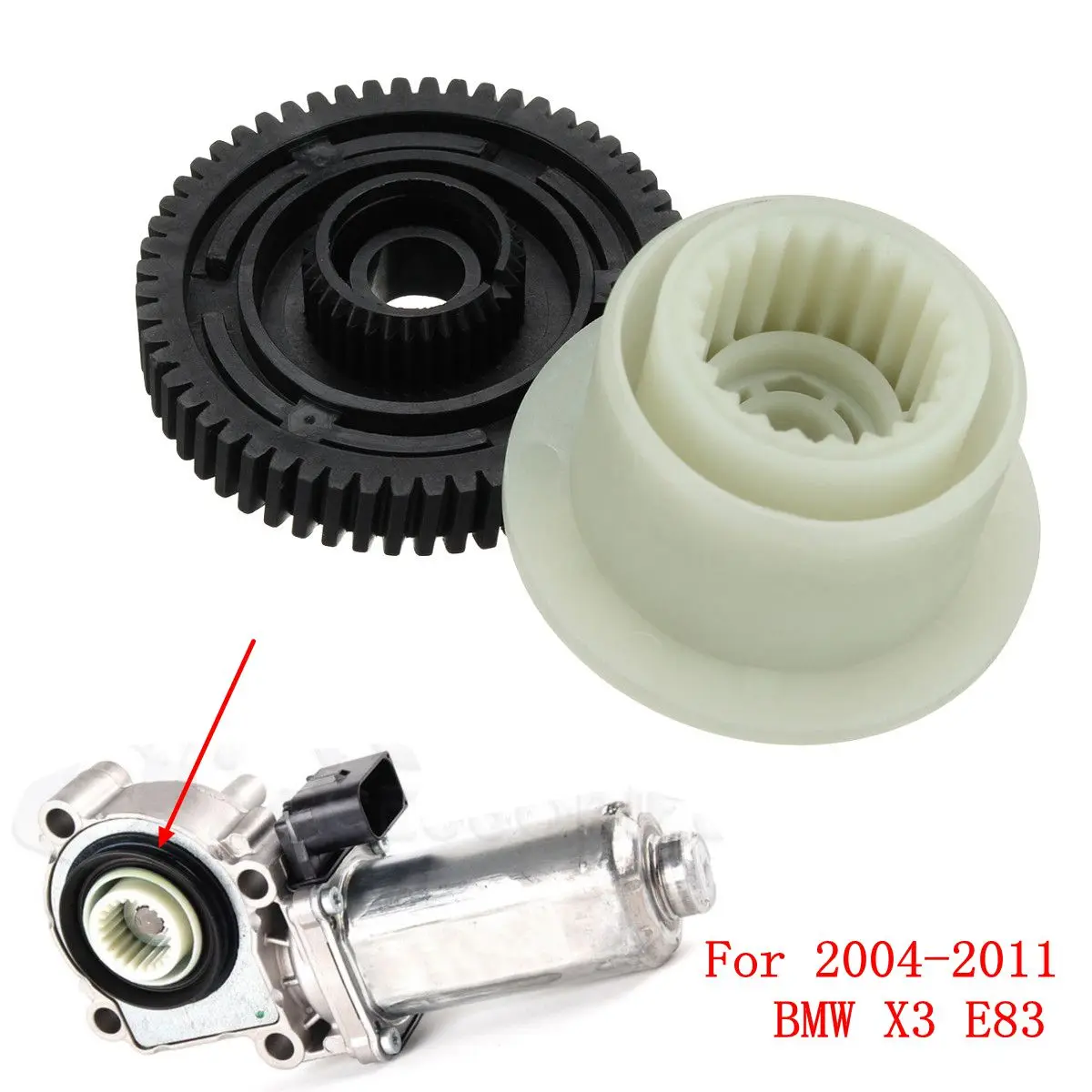 

2Pcs Gear Box Transfer Case Servo Actuator Motor Repair Kit For BMW X3 E83 2004-2011