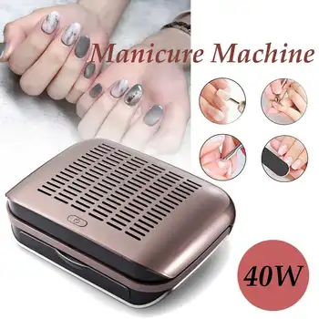 

65W Strong Power Nail Suction Dust Collector Nail Dust Collector Vacuum Cleaner Nail Fan Art Salon Manicure Machine New Arrival