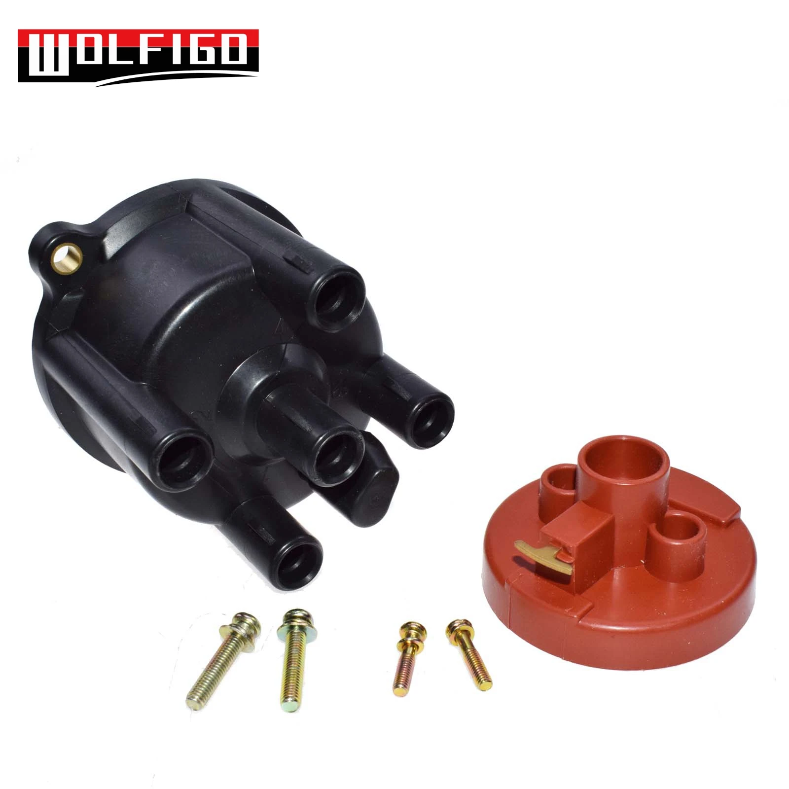 WOLFIGO 1 PC / 2 PCS New Distributor Cap Rotor For Toyota Camry 1994 1995 1996 2.2L 1910174110,19102-74040