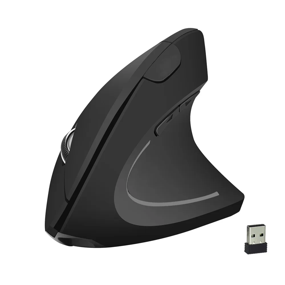 2.4G Rechargeable Wireless Vertical Ergonomic Optical Mouse Built in