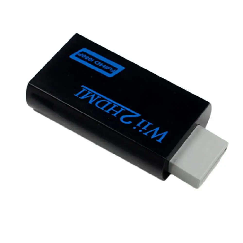  Full HD 720P 1080P Wii a HDMI Adattatore Convertitore di Supporto 3.5 millimetri Audio Wii Adattato