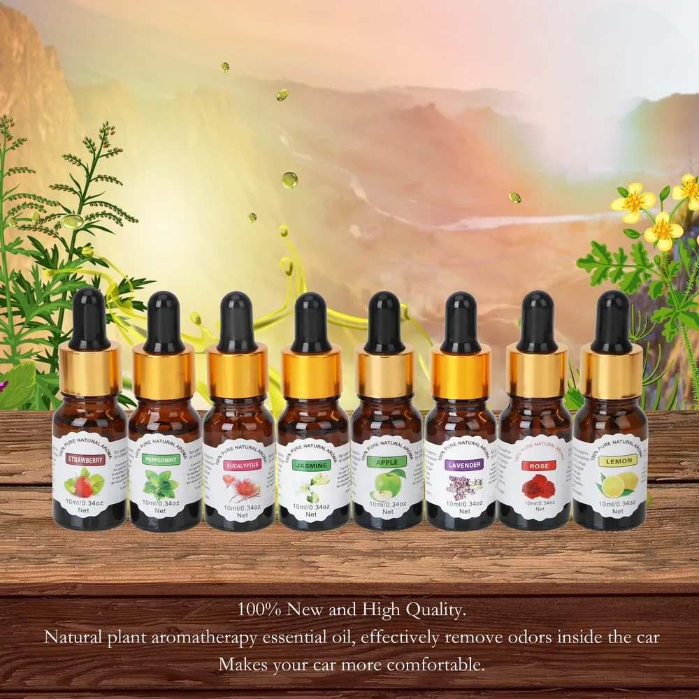 10ml Car Perfume Aromatherapy Car Styling Natural Plant Essential Oil