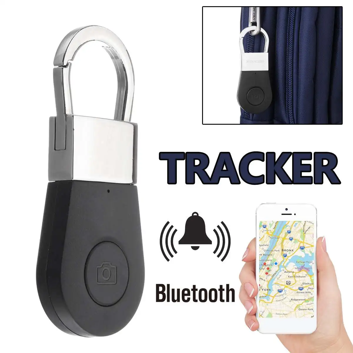 

Anti-lost Alarm GPS Locator bluetooth Keychain Tracker Smart Key Finder for Car Motorcycle Child Pets Eldery Tracking Device