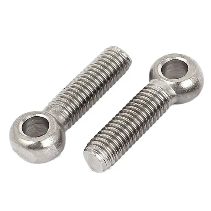 CNIM горячий M8 x 30 мм 304 нержавеющая сталь Uni Eyebolt eye винт 4 шт|Дверные зажимы из