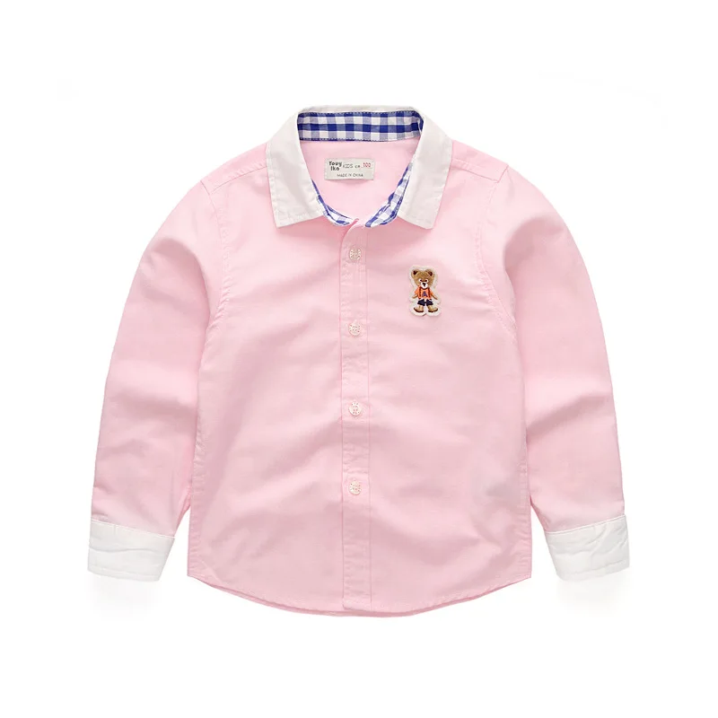 

Mioigee 2019 New Shirt for Boy Long Sleeve Shirts Boys Clothes Spring Autumn Kids Fashion Cartoon Casual Shirts for Boys 3-7T