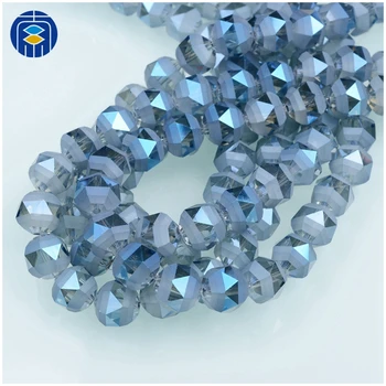 

JuleeCrystal Matte Beads 8/10/12/14/16mm Wholesale Triangle Faceted Glass Beads