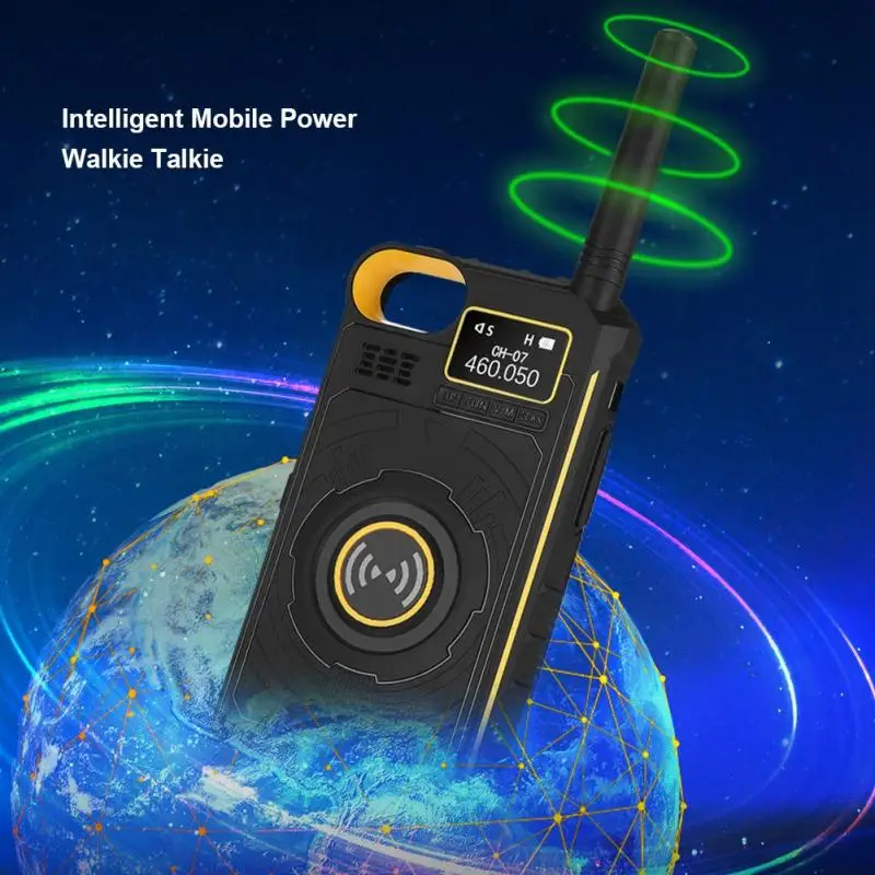 8-канальный Интеллектуальный голосовой трехзащитный дизайн портативная рация для мобильного телефона армейский зеленый желтый