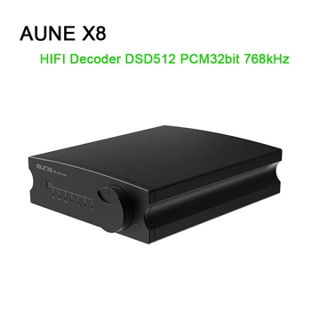 

AUNE X8 HIFI DAC Audio Decoder ES9038Q2M USB DAC Amp DSD512 Coaxial Optical PCM32bit 768kHz
