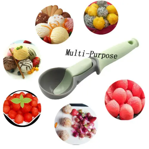 

Scoop Rubber Plastic Digging Ball Ice Cream Fruit Watermelon Spoon For Digging Ball Kitchen Confectionery Tool Accessories
