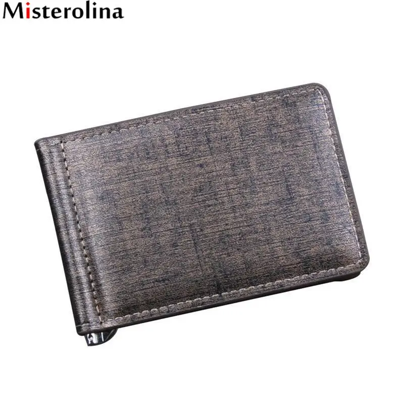 

Misterolina Men Wallets Card Holders Multi Pockets Credit Cards Purse for Male Simple Design Purses Clutch Wallets HNW5619