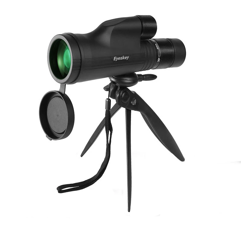 

Eyeskey Hd 10-30 X 50 Monocular High Power Waterproof Zoom Monocular Telescope With Tripod For Camping Hiking Birding Hunting