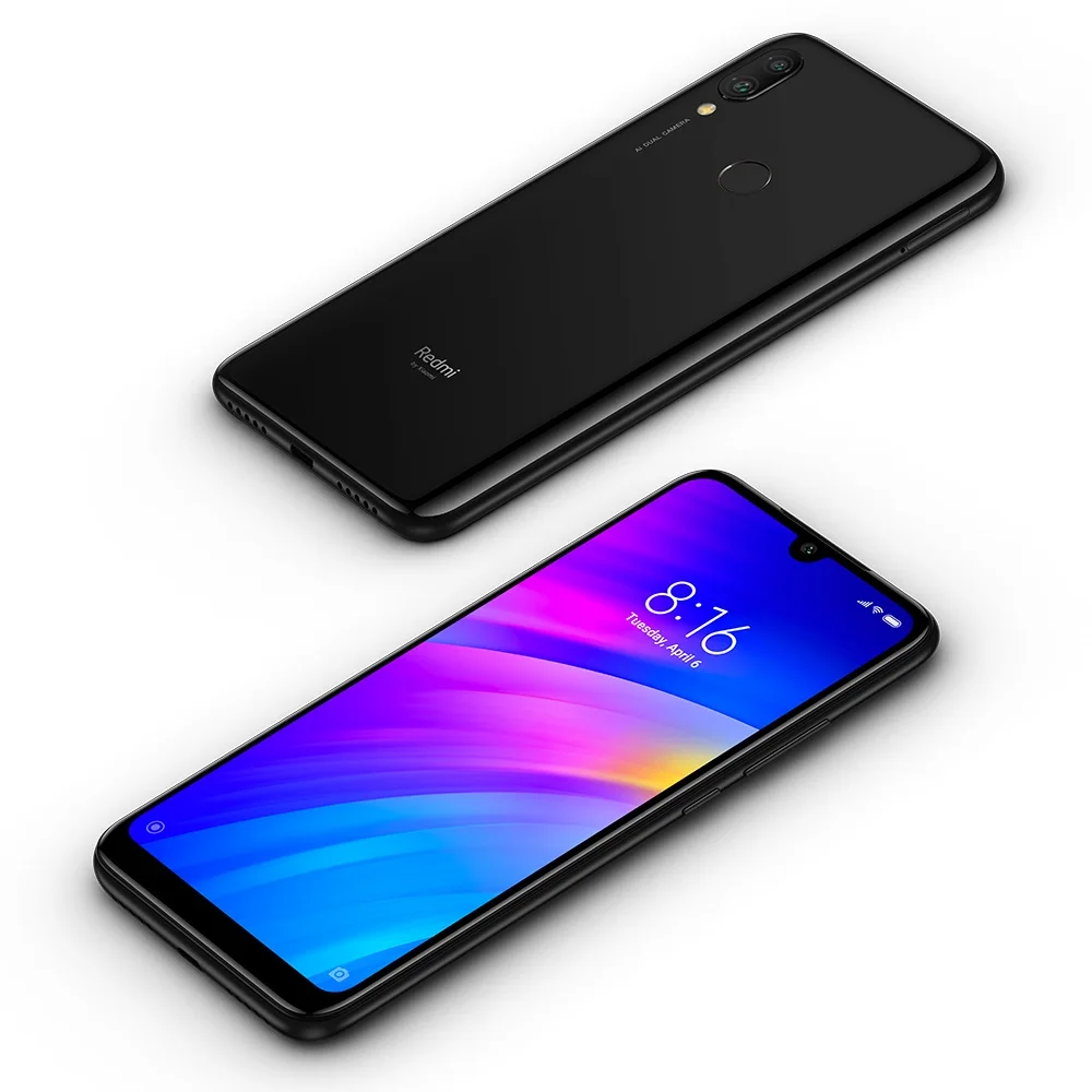 Местная доставка Xiaomi Redmi 7 2 Гб 16 3900 мАч Qualcomm 632 Восьмиядерный Android 9 0 12 Мп задняя
