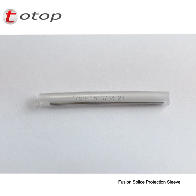 

1000Pcs/Lot 60mm Fiber Optic Fusion Protection Splice Sleeves Single Pin for drop cable Heat Shrink Tube free shipping