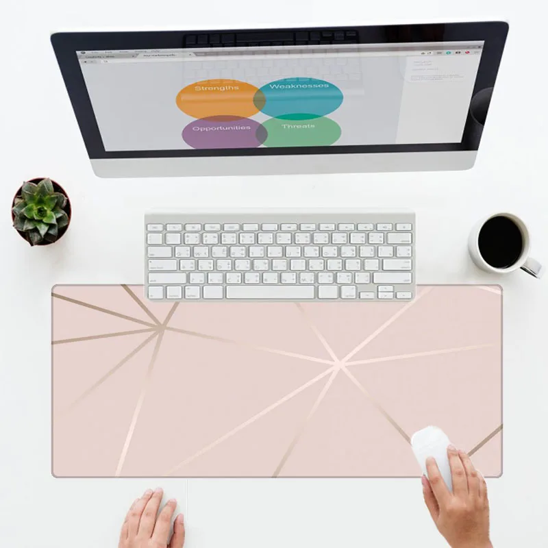 

XGZ Fashion Wallpaper Large Mouse Pad Precision Seaming Does Not Fade Washable Desk Decoration Mat Player Computer Mouse Pads