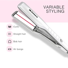 MARSKE 2 в 1 керамическое покрытие Профессиональный Выпрямитель для волос утюги Chapinha Para Cabelo 5 Скорость сухие и влажные волосы