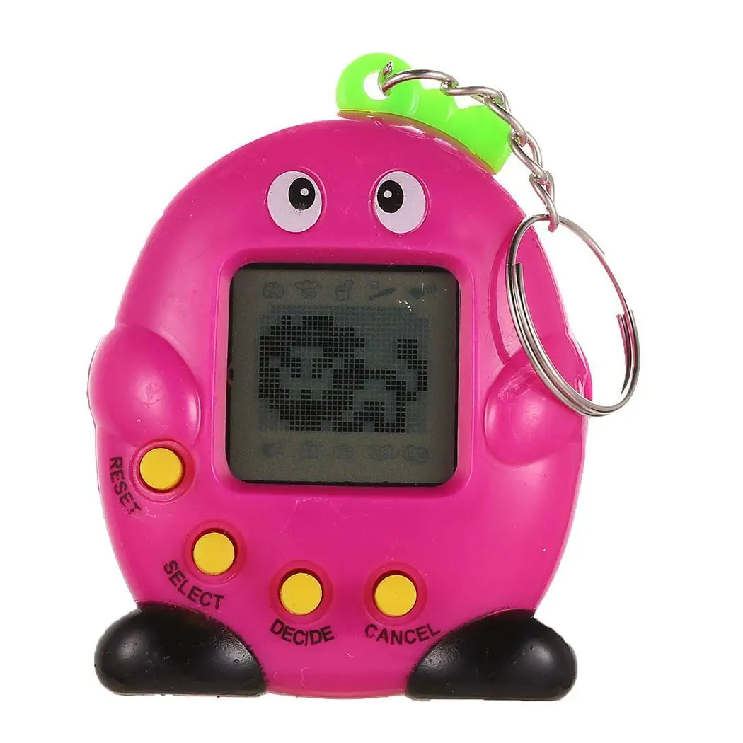 Keychain Child 78inch Virtual Classic Electronic Adult Pet Child Toy etc Tamagotchi Game Machine 0 Tiny 2cm