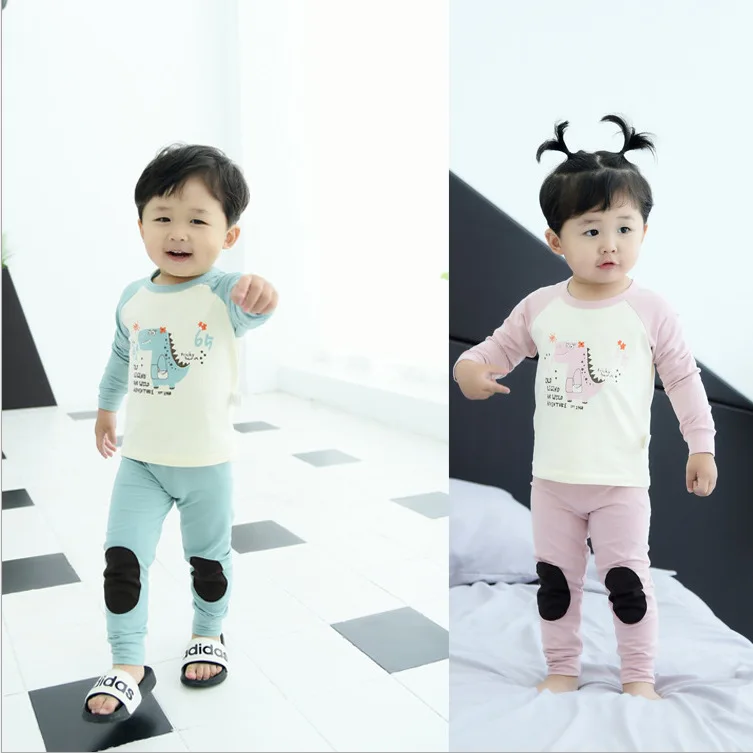 

Cotton Crocodile Printing Home Furnishing Suit Autumn Clothes, Autumn Trousers And Leica Suit In Children Home Furnishing Suit