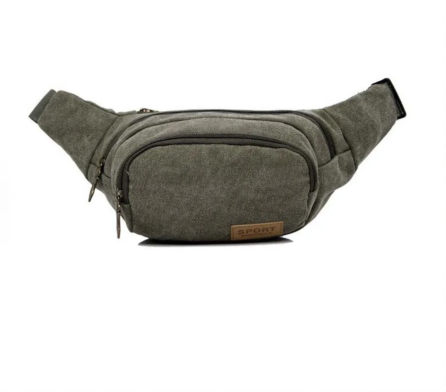 

Mens Military Cycling Waist Fanny Pack Bum Belt Bag Pouch Travel Hip Purse New Canvas Convenient Waist Packs For Man