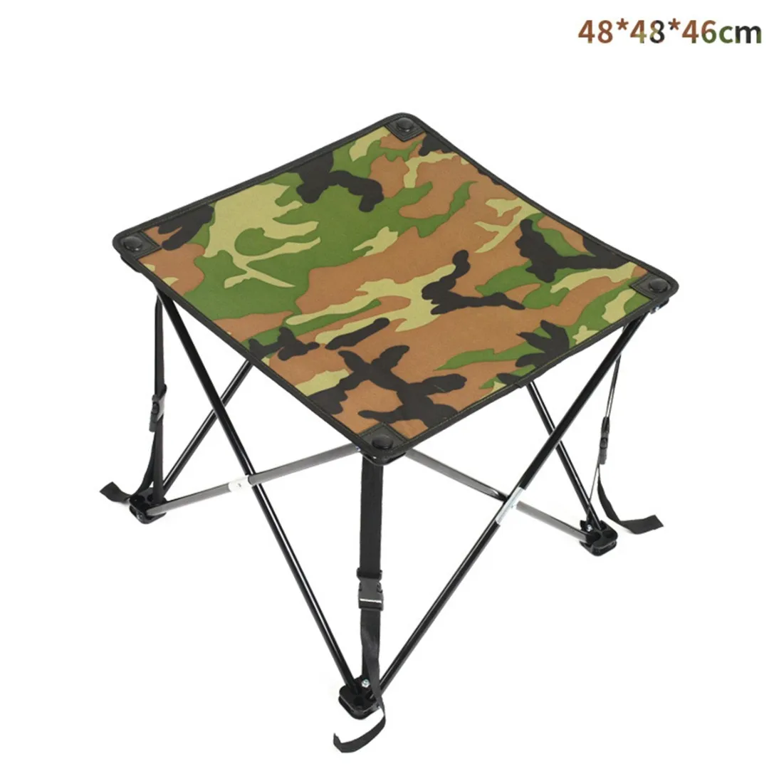 

Portable Folding Iron+Oxford Fabric Foldable Table for Outdoor Picnic Barbecue Camping Folding Table for Camping Picnic