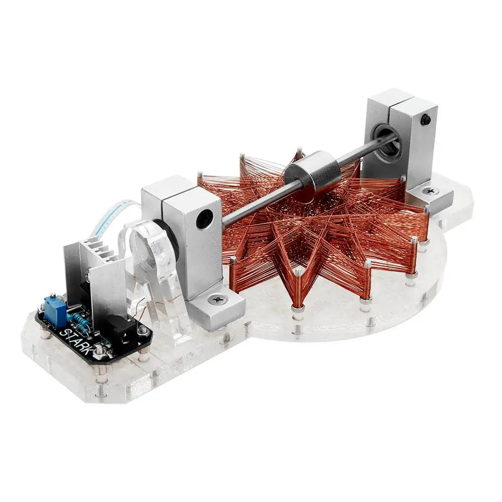 

1 PC STARK-41 High-speed Magnetic Levitation Motor Low Voltage Electrostatic Brushless Hall 12V Motor DIY Model S-41 20000R/Min