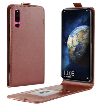 

30pcs/lot New R64 Flip Leather PU+TPU Cover Stand Case with card slot For Huawei Honor 10 Lite / Honor Magic 2